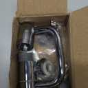 Universal Sink Faucet 1440 Rotatable Faucet Aerator Extension, U Shaped Faucet Extender, 360 Rotating Faucet Extender for Bathroom Sink/Kitchen, Sink Faucet Extender, 2 Modes Adjustable(Silver)