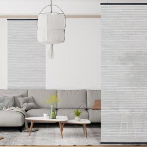 Hanging Room Divider, Natural Woven, 36" x 96" Pack of 2, Shale