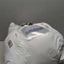 Amlie Home Reversible Waffle Weave Throw Blanket, Chenille Knit with Warm Sherpa, Soft Cozy Blanket for Couch, 50"x60", Ivory