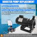 PB4-60 Booster Pump Compatible with Polaris Vac-Sweep 180 280 380 480 PRO 3900 Sport Pressure Side Pool Cleaner PB460 3/4HP Motor Booster Pump Compatible with Arneson Kreepy Krauly Letro Legend