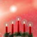 Classic Christmas Window Candles - Set of 5 Plug-in Electric Taper Lights for a Steady, Traditional Holiday Glow - Timeless Decoration for Windowsills & Mantles