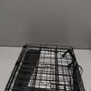 BestPet | Dog Crate | 18" | Black | Foldable Metal Kennel with Single Doors, Secure Slide-Bolt Latches, Leakproof Tray | Portable Dog Cage for Small Breeds | for Travel, Indoor & Outdoor Use