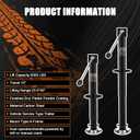 5000lbs A-Frame Trailer Jack,30" Lift 20-24V Cordless Drill Compatible with Adjustable Drop Leg for RV Trailer, Horse Trailers, Utility Trailers