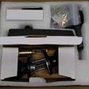 Keyless Entry Keypad Deadbolt with Handle Set, Smart Lock, Auto-Lock + One-Touch Lock, 100 Codes + 15-Min Easy Install, Ideal for Airbnb/Homes/Offices, Fits U.S. Standard Front Doors, Black