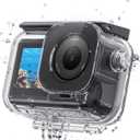 Waterproof Case with Anti-Fog for DJI Osmo Action 6 Camera, Underwater Housing Shell Cage Supports 60M/196FT Deep Diving Scuba Snorkeling with Quick Release Bracket Screw Action 6 Accessories