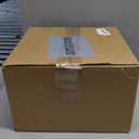 Yangbaga Glass Cake Stand with Lid,11in Wooden Rotating Cake Stand with Dome Cover, Cake Plate Display Server Tray for Birthday Kitchen Party