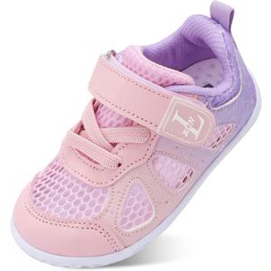 L-RUN Toddler Sneakers Boys Girls Barefoot Summer Walking Shoes Toddler Boy Tennis Shoes Mesh Lightweight