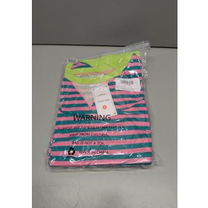 Women Striped Oversized Sweatshirt Long Sleeve Crewneck Hoodies Shirts 2024 Fall Pullover Top Trendy Preppy Clothes (L)