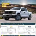 Trumgeta Side Bed MOLLE Panel Fit for 5.5 Feet Ford F150 2015-2020 & 2021-2026 Truck Storage Organizer System