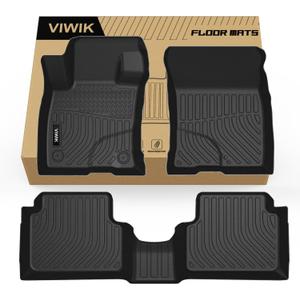 VIWIK Ford Maverick Floor Mats 2025 2024 2023 2022 Not Hybrid- All Weather, Custom Fit for 1st & 2nd Row, TPE, 3D Scanning Design, Non-Slip, Waterproof, Easy to Clean, Durable, Odorless VIWIK Ford Maverick Floor Mats 2025 2024 2023 2022 Not Hybrid- All Weather, Custom Fit for 1st & 2nd Row, TPE, 3D Scanning Design, Non-Slip, Waterproof, Easy to Clean, Durable, Odorless