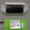 LGNUO 24V Battery 20Ah Li-ion Battery with 1-3A BMS, T-Plug Wiring, Waterproof PVC Outer Case for 200-1000W DIY Projects 