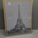 upsimples 18x24 Picture Frame Natural 3 Pack, Scratch-Proof Poster Frames 18 x 24 for Photo Gallery - Slide-In Strips, Horizontal or Vertical Wall Mounting