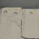 NICETOWN Thermal Insulated Eyelet Top Room Darkening Panels/Curtains/Drapes for Bedroom (2 Panels, W42 x L84 inches, Biscotti Beige)