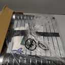 Telescoping Ladder, SocTone 12.5 FT Aluminum Lightweight Extension Ladder with 2 Triangle Stabilizers, Heavy Duty 330lbs Max Capacity, Multi-Purpose Collapsible Ladder for RV or Outdoor Work