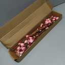 J'FLORU Valentines Day Decorations 6 Pack Valentines Day Picks Berry Stems with Pink Hearts for Valentine Decor Anniversary Wedding Decorations (Red/Pink)