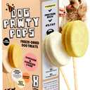 MalsiPree Dog Birthday Treats - Fun Lollipops, 8 Pack | Dog lollipops - healthy ice cream alternative & photo props - Use for puppy birthdays, gifts & training, Dec/07/2027