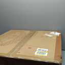 Orison 24" Caged Ceiling Fan with Lights, 2 Ways Control(App&Remote Control), Light Kit Included(8 Bulbs), Modern Farmhouse (Flush Mount)