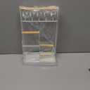 ProCase Jewelry Organizer Stand Necklace Holder, 4-Tier Jewellery Organizers Earring Tower Display Rack with Metal Storage Tray for Bracelet Rings, Gifts for Women Girls -White