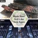 Grill Grease Tray Replacement Parts for Dyna Glo DGF493BNP, DGF510SBP, Backyard Grill BY13-101-001-12, BY14-101-001-02 and BHG Grill Parts, Adjustable 24''-30'' Gas Grill Drip Pan, Heat Plate Shields.