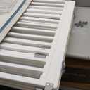 Pet Playpen with Door Dog Playpen Foldable Puppy Playpen for Puppies and Small Dogs 4-Panels Easy Assemble Easy Storing for Indoor and Outdoor, Garden Fence, Garden Border Fence (4 Panels)