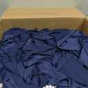 100PCS Spandex Stretch Navy Blue Chair Sashes Bows Universal Elastic Chair Cover Bands Ties with Buckle Slider for Wedding Party Ceremony Reception Event Banquet Decoration(Navy Blue)