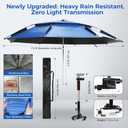Extra Large Above Ground Pool Umbrella, Portable Outdoor Patio Umbrella for Pool 360 Adjustable Sun-Resistant Pool Shade Umbrella, 7.5ft Swimming Pool Accessories for Fishing Beach Camping