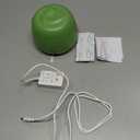 Ultrasonic Retainer Cleaner Machine 48kHz Denture and Aligner Cleaning Pod for Mouth Guards Night Guards Dental Trays Braces Toothbrushes Jewelry with 200ML Capacity, Low noise (Green)