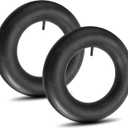 16x6.50-8 Inner Tube 16x7.50-8 Heavy Duty Replacement Tire Tubes with Straight Valve Stem for Mowers, Golf Cart, Tractor, Garden Trailer - 2 Pack