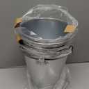 Juvale Metal Bucket - 6-Pack, 100 oz, 7 in Dia x 7.2 in H, Silver - Galvanized Buckets with Handles for Ice Tub & Beverage Tub