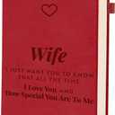 2 x Wife Gift from Husband,Anniversary Wedding Gifts,Wife Leather Journal