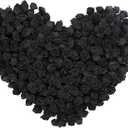 INSUNSIXMini Foam Rose Heads 500PCS Black Artificial Flower Foam Fake Flower Bulk for DIY Crafts Wedding Bouquets Baby Shower Centerpieces Floral Arrangements Party Tables Home Decorations(Black)