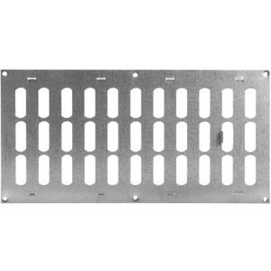 16" x 8" Inch (Outer Dimensions) Galvanized Adjustable Air Wall Vent Cover - Indoor Outdoor Metal Grille - Heating, Cooling, Ventilation for Home, Garage, Shed - Open and Close Register 15.72 x 7.87