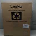 Lasko Pedestal Fan, Oscillating Fan for Bedroom with Adjustable Height and 3 Cooling Speeds, Portable, 18", Black, 1827