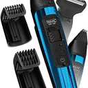 Wahl Manscaper® Total Body Grooming and Your Hair Down There Rechargeable Deluxe Hair Trimmer and Shaver with Safe-Touch Detachable Stainless Steel Precision Blades - Model 5708