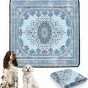 PatiencET Washable Pee Pads for Dogs Cat Litter Mat 72'' x 72" Super Absorbent Leakproof Reusable Puppy Pads 1 Pcs Puppy Training Pad with Non-Slip Bottom for Potty Whelping Playpen Crate Green