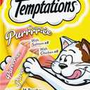 Temptations Creamy Puree Variety Pack of Squeezable Cat Treats, 0.42 oz. Tubes, 16 Count, Best By 04/27/26