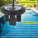 Replacement for Jandy Zodiac R0693900 TruClear Salt Cell Assembly for All Jandy Pro Series TruClear Chlorine Generating System TRUCLEAR11K & TRUCLEAR11KU Pools up to 35,000 Gallons Upgraded Black