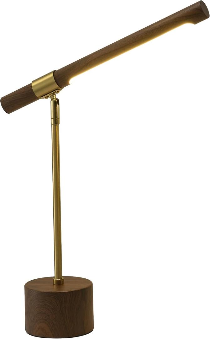 Adjustable Office Desk Lamp - LED Touch Control Foldable Swivel 3 Color Modes Light Metal