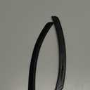 uxcell 2Pcs Black Rubber Car Wheel Eyebrow Arch Trim Lips Strip Mudguard Guard Protector