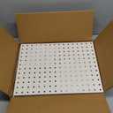 Ultrawall 4 Pcs Metal Pegboard Wall Panels, Peg Boards for Garage Tool Storage (Gray)