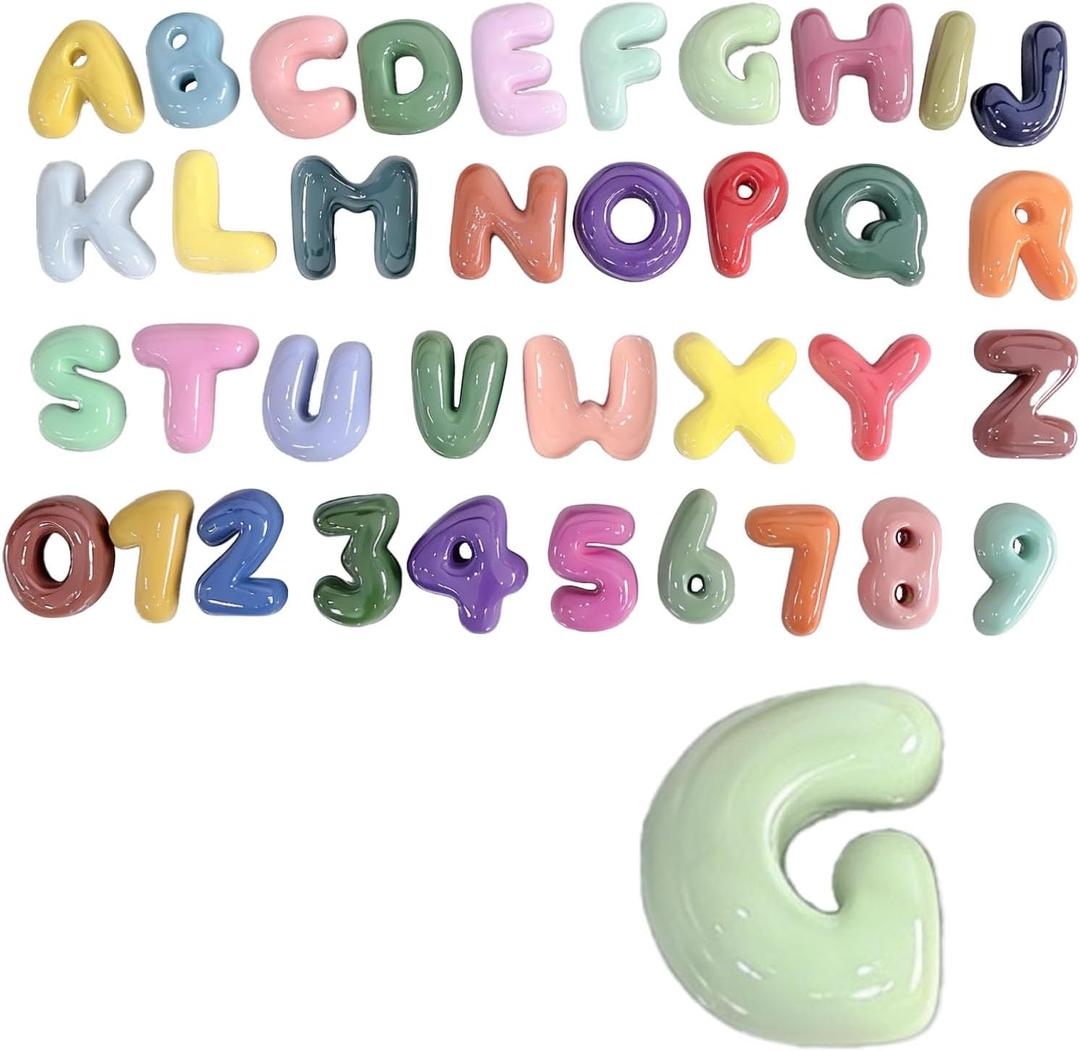 4 Inch Gypsum Letter or Number for Wall Decor, Single Alphabet or Digit for Home Decor Party Decoration Name Signs, Birthday Gifts for Boys Girls (Letter G)