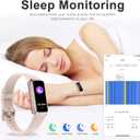 Zeacool Fitness Tracker with 24/7 Heart Rate, Blood Oxygen Blood Pressure Sleep Monitor, Activity Trackers 5 ATM Waterproof,Step Calorie Counter Pedometer Health Smart Watch for Women Men - Pink