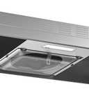 FIREGAS Range Hood 36 inch Under Cabinet, Ducted/Ductless Convertible Kitchen Hood, Stainless Steel Vent Hood with LED Light,2 Speed Exhaust Fan, Silver