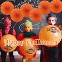 3 x Orange Birthday Party Decorations,DIY Orange Paper Fans Hanging Decoration,16in Halloween Paper Fans,Halloween Decor,Fox Birthday Decorations Events Accessories 30 Color DIY Set (Orange)