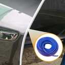 1 Pcs 49.21ft 15000mm Universal Car Door Edge Protective Sealing Strip - Car B-Type Door Scratch Protection Guards Anti-Scratch Collision - TPE Blue