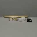 1-Inch Diameter Curtain Rod, Adjustable Rod Set with Premium Aluminum Brackets and Finials, Single Heavy-Duty Curtain Rods for Windows (Brushed Gold, 16-28")