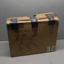 HOMLAND Walkers for Seniors with Seat, Foldable Rollator Walker, Reinforced Aluminum Frame, 8" Big Rubber Wheels for All Terrain, Height Adjustable Lightweight Rolling Walker (400 Pound, Red)