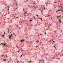 WOLADA Flower Wall Backdrop Pink Rose Floral Photography Backdrop Ideal for Wedding Valentine's Day Girl's Party Portrait Photo Shoots Bridal Showers Studio Props 7x5FT 11990
