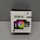 Thermalright TL-C12C-S X3 CPU Fan,120mm 4pin PWM Silent Computer Case Cooler Fan, with S-FDB Bearing Included, up to 1500RPM PC Cooling,ARGB（3 Quantities）