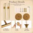 31.5" Long Wall Candle Sconce Set of 2 Antique Bronze Candle Holder Wall